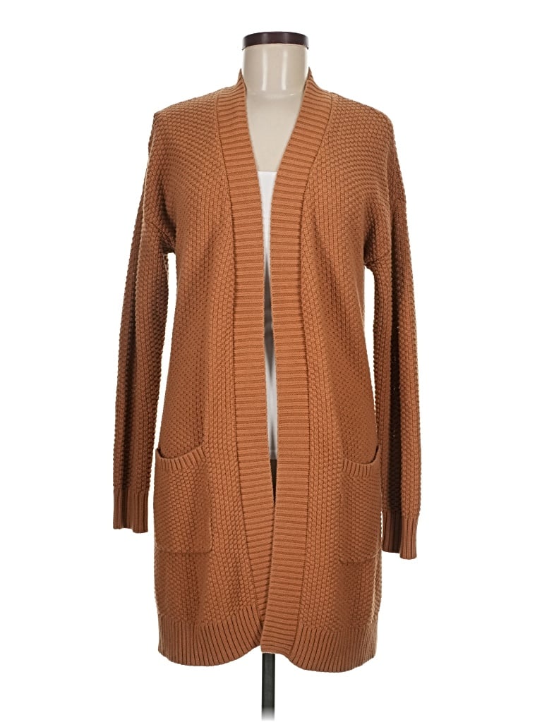 Pre-owned Max Studio Cardigan Sweater In Brown