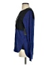 Calvin Klein Color Block Blue Long Sleeve Blouse Size S - photo 5