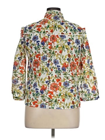 Zara Basic 3/4 Sleeve Blouse (view 2)