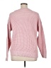 Time and Tru 100% Polyester Checkered-gingham Pink Pullover Sweater Size XL - photo 2