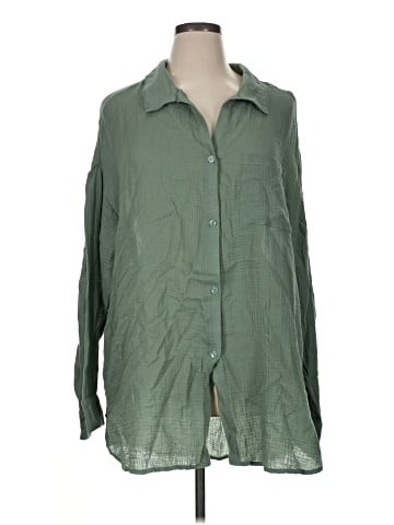 Shade & Shore Long Sleeve Blouse (view 1)