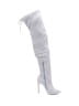 Forever 21 White Gray Boots Size 7 1/2 - photo 1