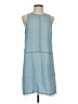Thread & Supply Solid Blue Casual Dress Size S - photo 1