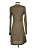 Peruvian Connection Solid Gray Casual Dress Size S - photo 2