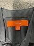 Tallia Solid Black Long Sleeve Button-Down Shirt Size 12 - photo 3