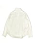 Lands' End 100% Cotton Solid Ivory White Long Sleeve Button-Down Shirt Size 12 - photo 2