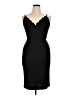 Socialite Solid Black Cocktail Dress Size XL - photo 1
