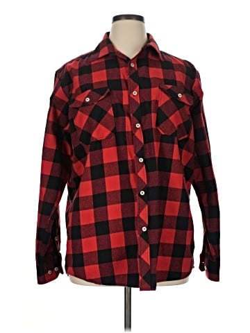 Unbranded Long Sleeve Button-Down Shirt (view 1)
