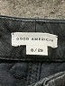 Good American 100% Cotton Black Jeans Size 8 - photo 7