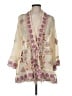 Johnny Was 100% Rayon Ivory Kimono Size M - photo 1