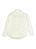 Lands' End 100% Cotton Solid Ivory White Long Sleeve Button-Down Shirt Size 10 - photo 2