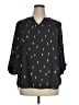 Papermoon Black 3/4 Sleeve Blouse Size 1X - photo 1