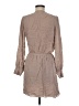 Parker 100% Silk Tan Casual Dress Size M - photo 2