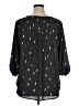 Papermoon Black 3/4 Sleeve Blouse Size 1X - photo 2