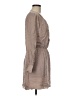 Parker 100% Silk Tan Casual Dress Size M - photo 4