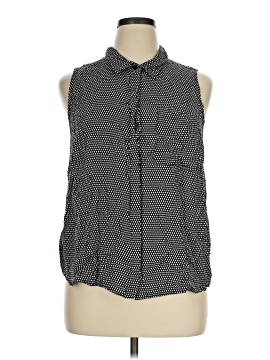 Mario Serrani Sleeveless Button Down Shirt