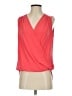 Veronica M. Red Sleeveless Blouse Size S - photo 1