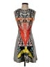 Clover Canyon Graphic Gray Cocktail Dress Size XS - photo 1