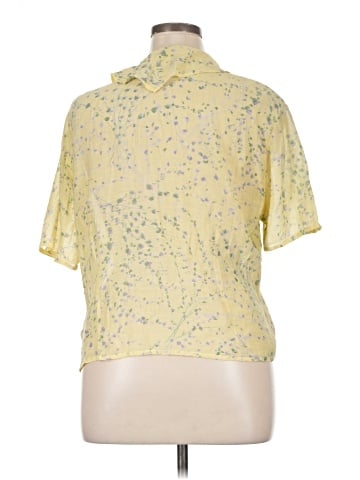 Flax Short Sleeve Blouse (view 2)