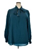 City Chic 100% Polyester Teal Long Sleeve Blouse Size 18 Plus (M) - photo 1