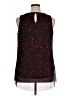 Roommates Burgundy Sleeveless Blouse Size 1X - photo 2