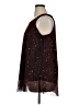 Roommates Burgundy Sleeveless Blouse Size 1X - photo 5