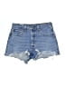 Levi's Blue Denim Shorts Size 28 waist - photo 1