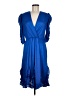 Yvette 100% Polyester Blue Cocktail Dress Size M (estimated) - photo 1