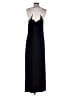 Halogen Solid Black Casual Dress Size M - photo 2