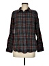 L.L.Bean 100% Cotton Plaid Black Long Sleeve Button-Down Shirt Size M - photo 1