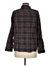 L.L.Bean 100% Cotton Plaid Black Long Sleeve Button-Down Shirt Size M - photo 2