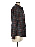 L.L.Bean 100% Cotton Plaid Black Long Sleeve Button-Down Shirt Size M - photo 4