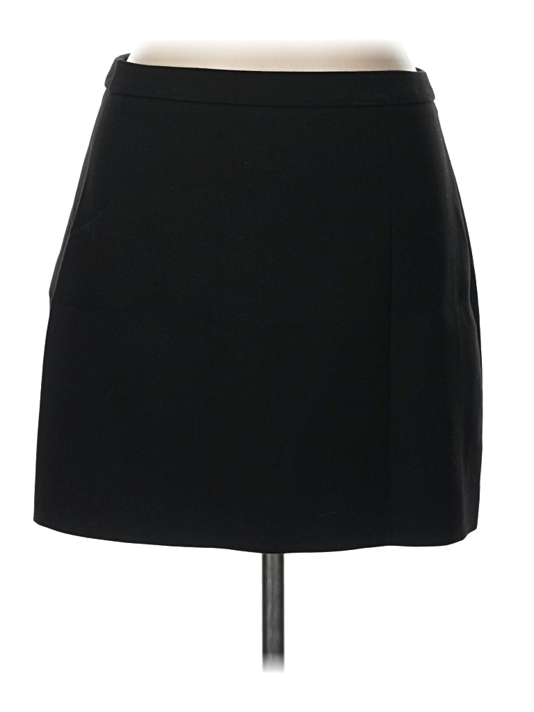 Pre-owned Zara Basic Casual Skirt In Black