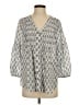J.Jill Gray 3/4 Sleeve Blouse Size S - photo 1