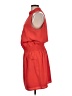 Gianni Bini Solid Red Casual Dress Size L - photo 5