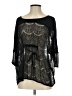 Ella Moss Black 3/4 Sleeve T-Shirt Size XS - photo 1