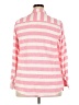 Merona Stripes Pink Long Sleeve Button-Down Shirt Size XXL - photo 2
