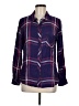 Rails 100% Rayon Plaid Purple Long Sleeve Button-Down Shirt Size M - photo 1