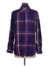 Rails 100% Rayon Plaid Purple Long Sleeve Button-Down Shirt Size M - photo 2