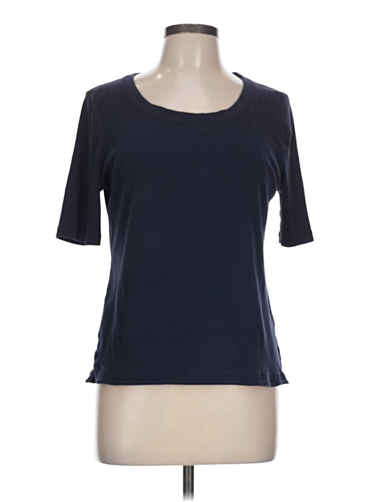 Pre-owned Talbots Short Sleeve T-shirt In Blue