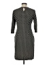 J. McLaughlin Polka Dots Black Casual Dress Size M - photo 2