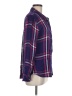 Rails 100% Rayon Plaid Purple Long Sleeve Button-Down Shirt Size M - photo 4