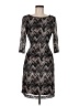 Studio One Chevron-herringbone Gray Cocktail Dress Size 6 - photo 1