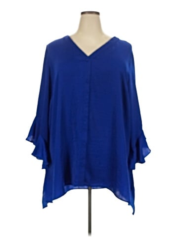 Investments 3/4 Sleeve Blouse (view 1)