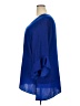 Investments 100% Polyester Blue 3/4 Sleeve Blouse Size 3X - photo 5