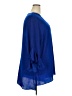 Investments 100% Polyester Blue 3/4 Sleeve Blouse Size 3X - photo 4