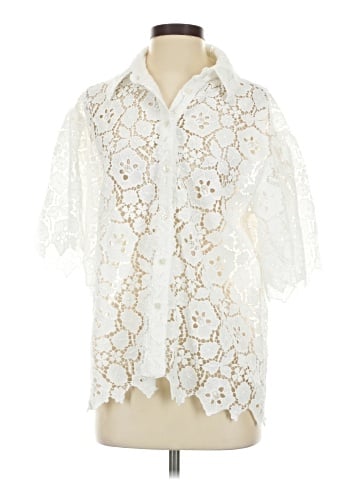 Maeve by Anthropologie Short Sleeve Blouse (view 1)