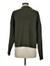 Zara Solid Green Turtleneck Sweater Size M - photo 2