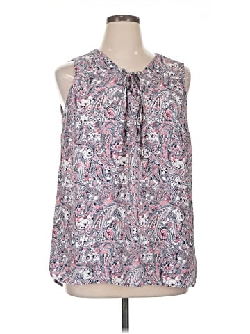 Terra & Sky Sleeveless Blouse (view 1)