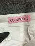 So Nikki... White Cargo Shorts Size 5 - photo 3